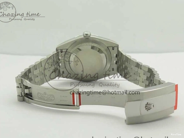 MiroTime 0114 DateJust 41 126334 SS REF 1:1 Best Edition Gray Dial Stick Markers on Jubilee Bracelet A3235 Clone V OdorResistant 3382